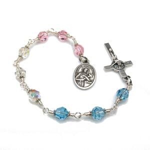 St. Gerard Chaplet, Handmade Rosary, Patron Saint of Motherhood